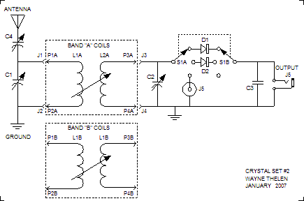 Latest Crystal Radio Schematic